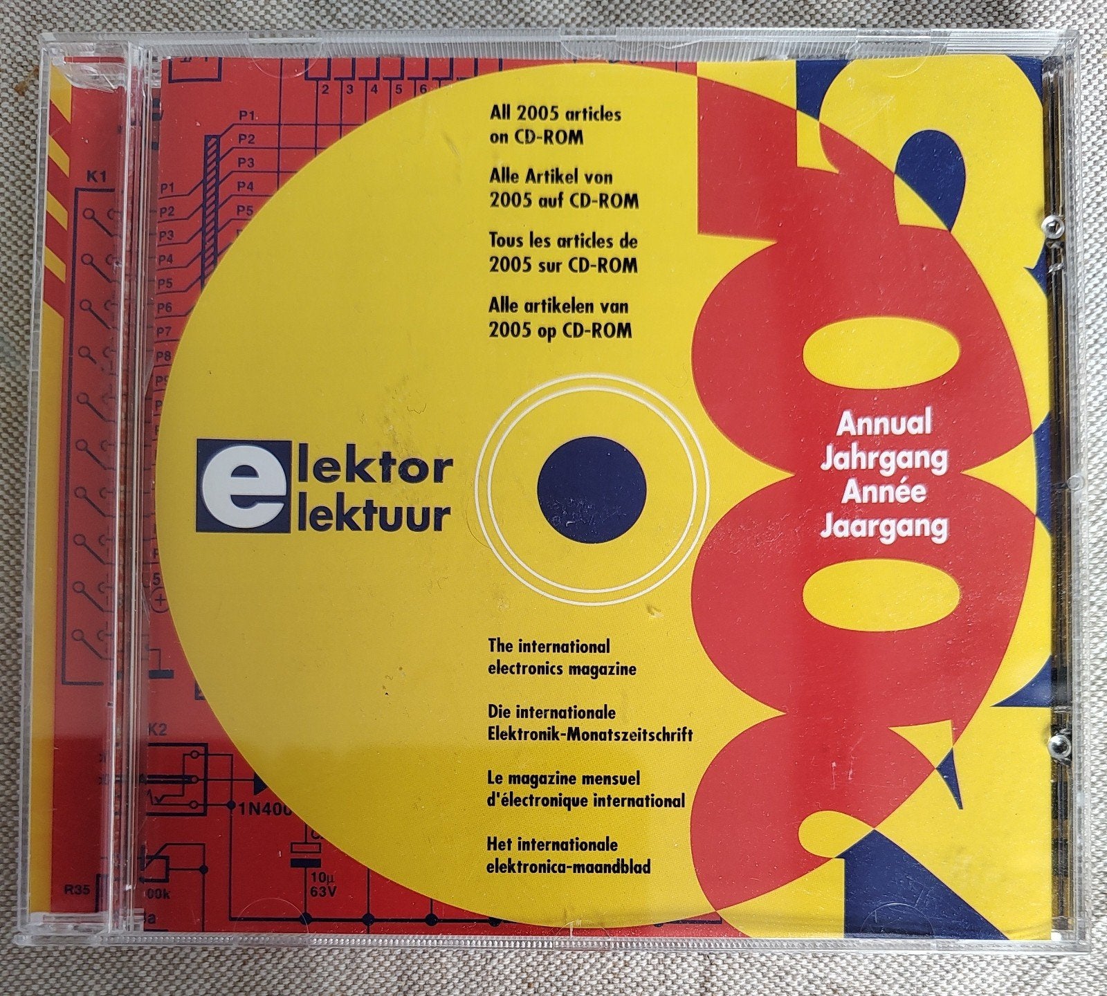 Elektor elektuur 2005 CD-ROM, Ophalen of Verzenden, Gebruikt
