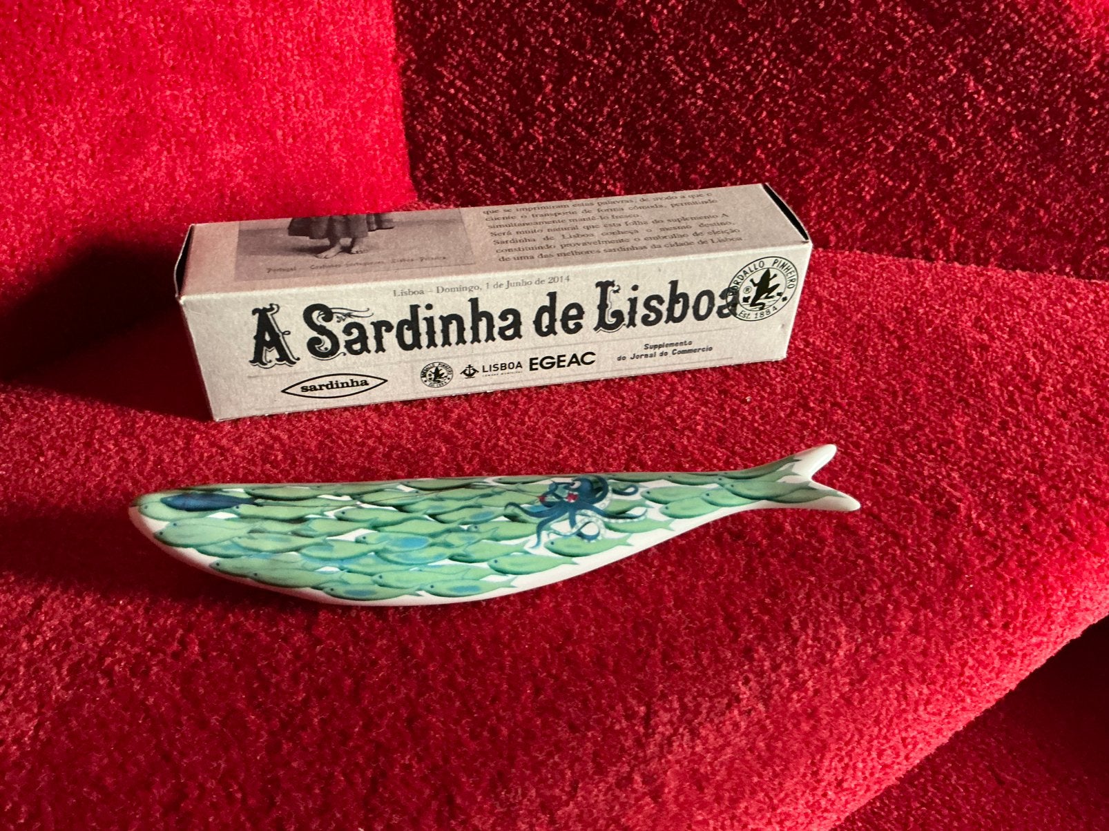 Sardinha de Lisboa ❤️ nieuwe Handgemaakte Keramiek Vis, Ophalen of Verzenden