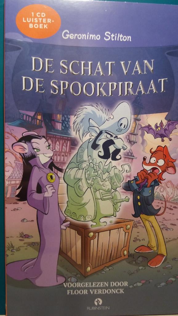 Geronimo Stilton De Schat Van De spookpiraat luisterboek, Ophalen of Verzenden, Cd