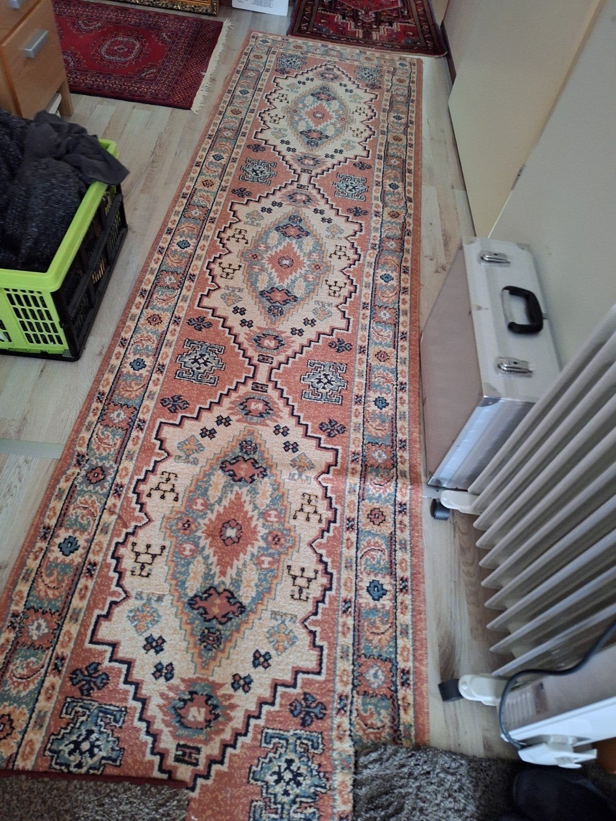 Loper 100% schoon, 200 cm of meer, Zo goed als nieuw, Rechthoekig, 50 tot 100 cm