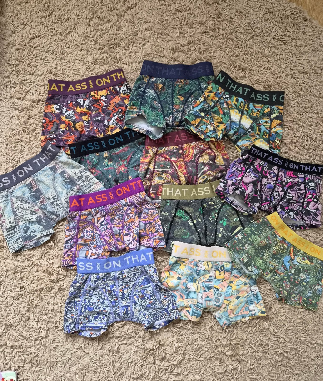 12 on that ass boxers maat 104, Nacht- of Onderkleding, Gebruikt, On that ass, Ophalen of Verzenden