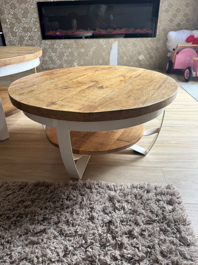 Ronde industriele salon tafel, Ophalen, 50 tot 100 cm, Rond, 50 tot 100 cm