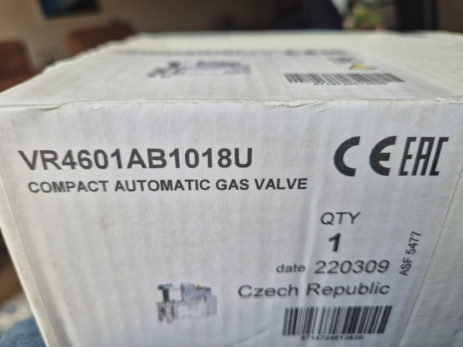 Honeywell gasblok VR4601AB1018U Automatische Gasklep, Doe-het-zelf en Verbouw, Ophalen of Verzenden, Nieuw, Minder dan 60 cm, Minder dan 30 cm