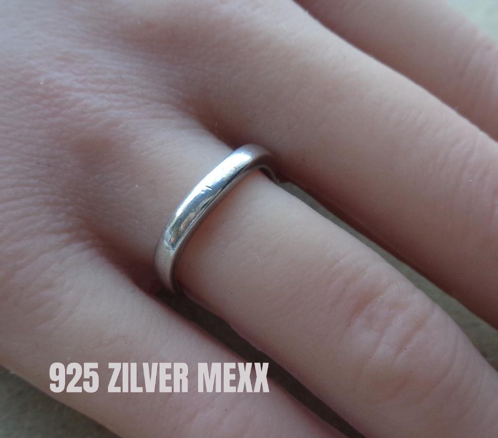 zilveren gladde ring MEXX [1141], Sieraden, Tassen en Uiterlijk, Ringen, Verzenden, Dame, Zilver, Zilver