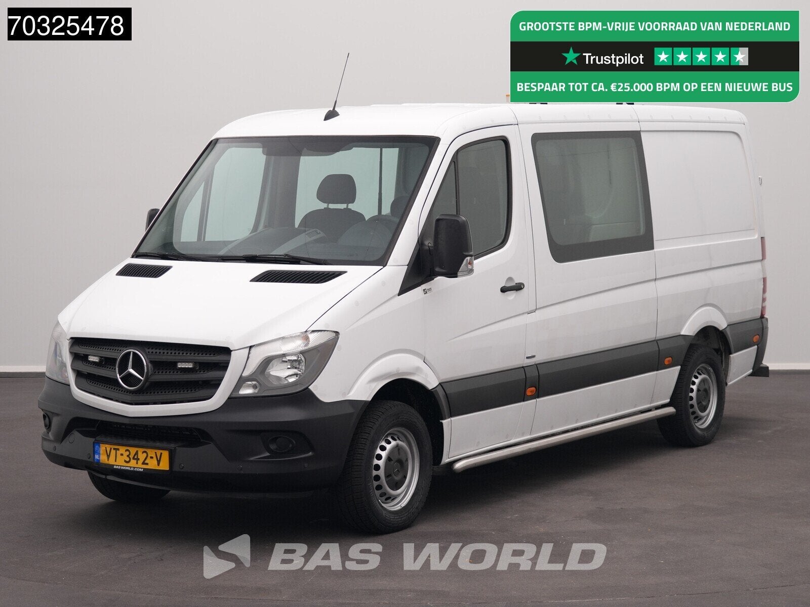 Mercedes Sprinter 313 CDI Automaat Euro6 L2H1 Trekhaak Airco, Auto's, Bestelauto's, Automaat, Euro 5, Stof, Gebruikt