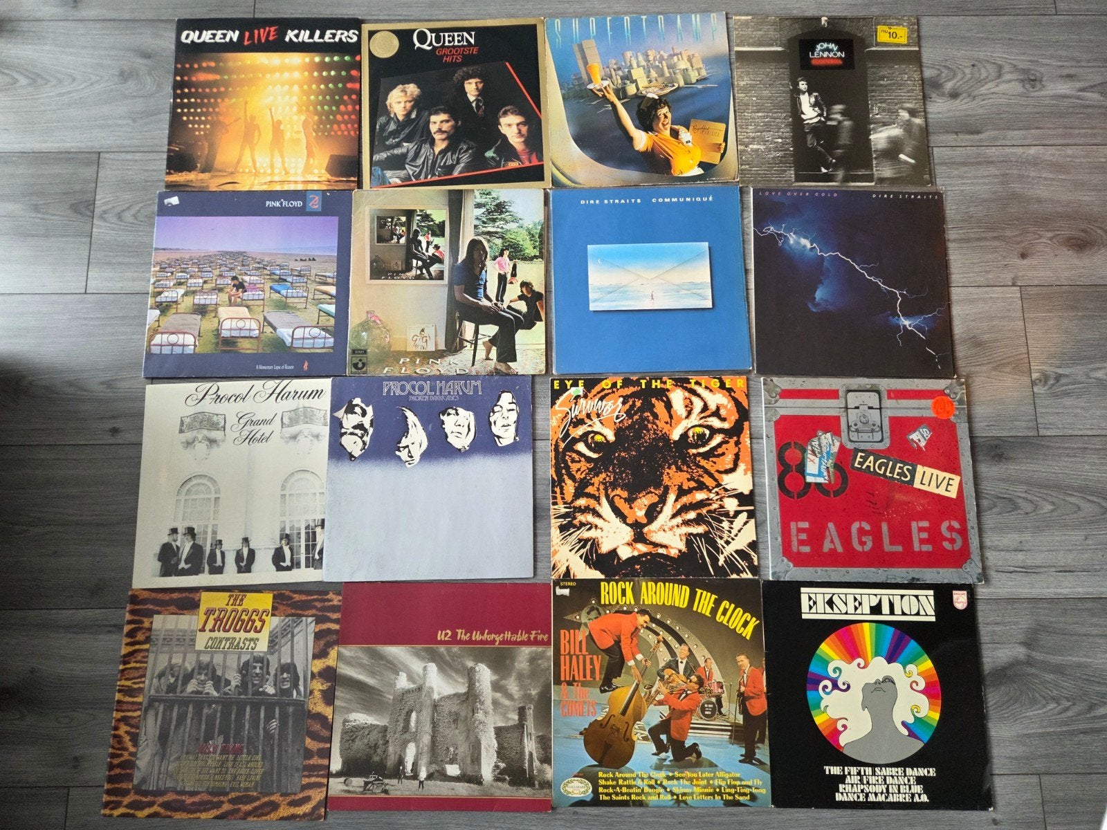 16 Diverse Pop/Rock vinyl albums lp's Pink Floyd, Queen etc., Cd's en Dvd's, Vinyl | Rock, Gebruikt, Ophalen of Verzenden, 1970 - 1979