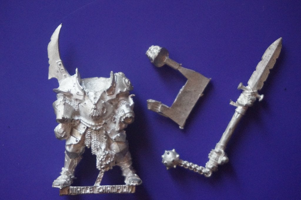 Chaos Champion of Nurgle, Verzenden, Zo goed als nieuw, Warhammer, Figuurtje(s)