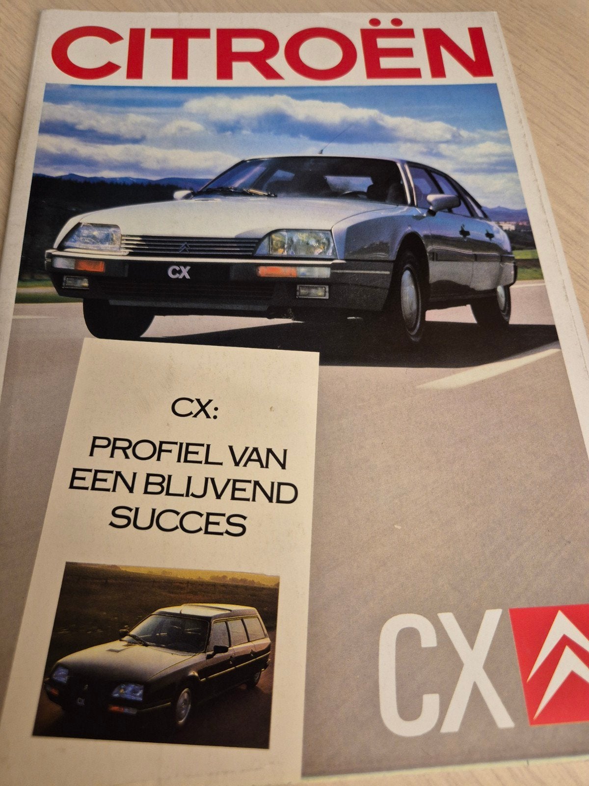 dikke Nederlandse Citroën CX serie 2 folder izgst óók Famili, Ophalen of Verzenden, Zo goed als nieuw, Citroën