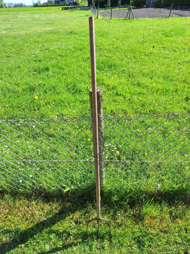 Robuuste hooivork met houten steel, Ophalen of Verzenden, Gebruikt, Vork