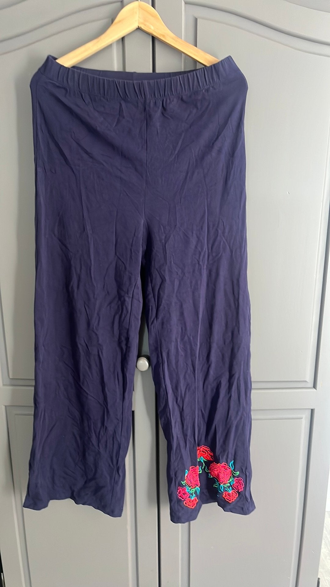 Broek maat M, Kleding | Dames, Blauw, Lang, Gedragen, Ophalen