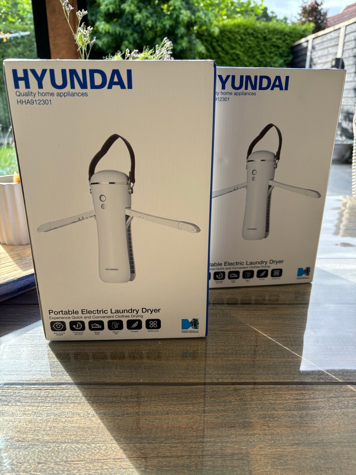 Hyundai Draagbare Elektrische Wasdroger HHA912301, Ophalen, Minder dan 85 cm, Nieuw, Voorlader