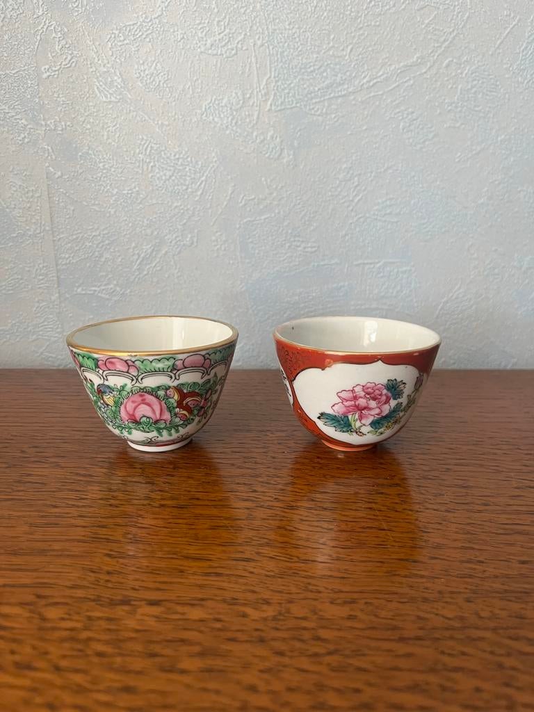 2 Chinese porseleinen kommetjes, Ophalen of Verzenden