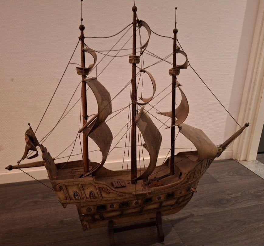 Gedetailleerd Scheepsmodel - Maritieme Decoratie, Ophalen, Gebruikt, Groter dan 1:32, Overige merken