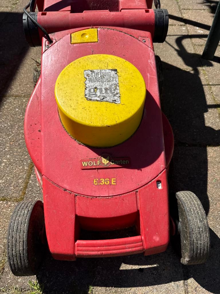 Wolf-Garten 6.36 E Elektrische Grasmaaier, Tuin en Terras, Ophalen, Cirkelmaaier, Gebruikt, Elektrische grasmaaier