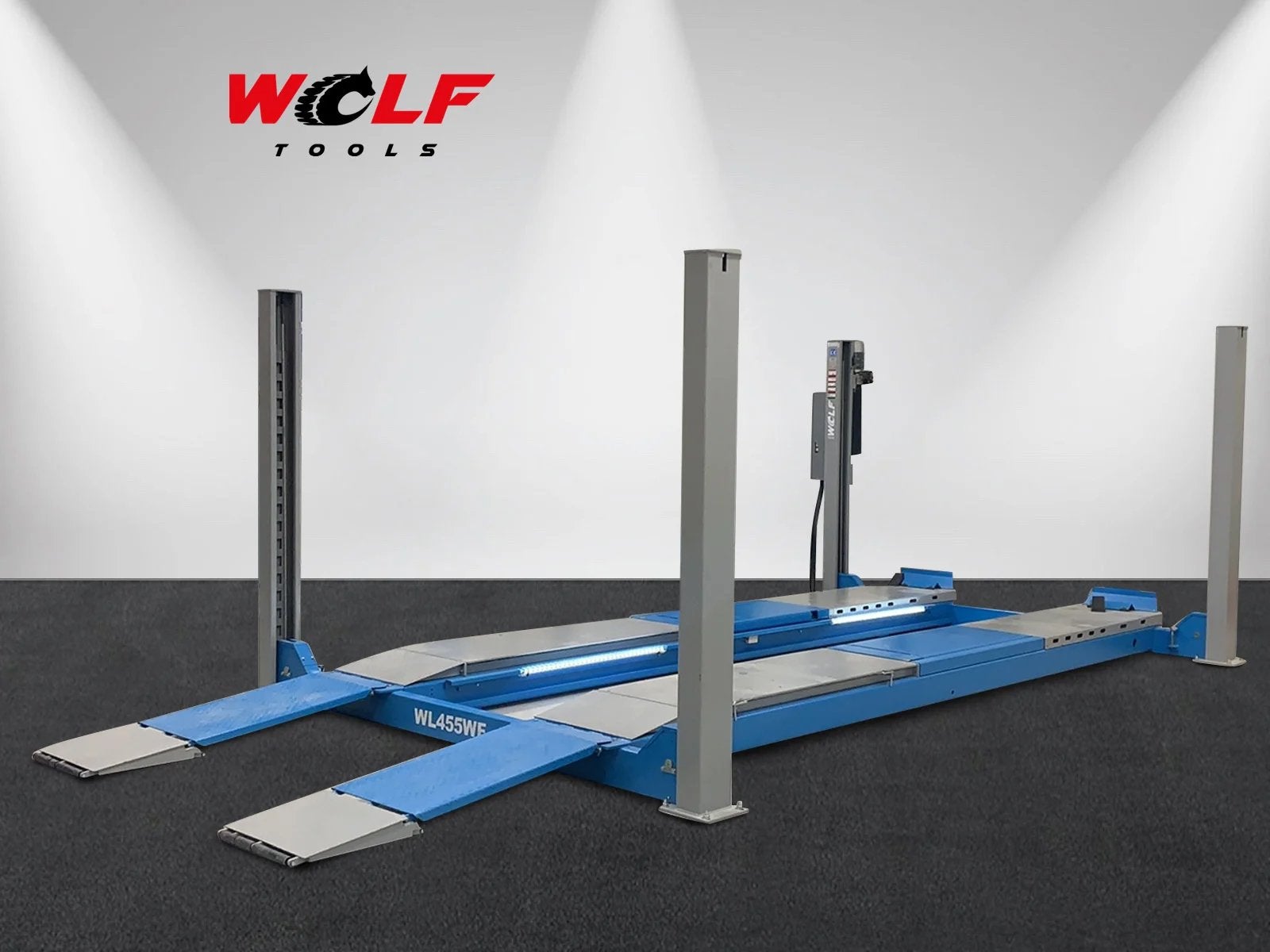 Wolf WL455WF 5,5 ton 4-koloms hefbrug met wielvrijhefsysteem, Ophalen, Nieuw