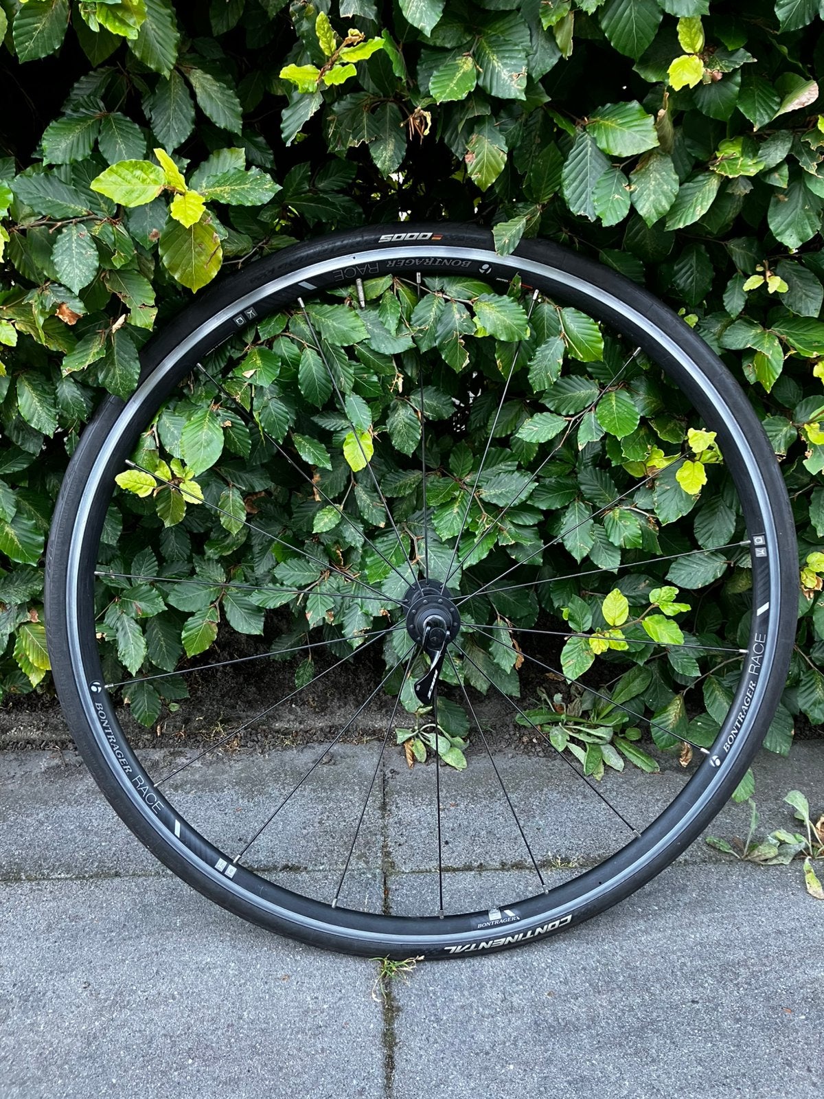 Strak voorwiel racefiets Bontrager, Zo goed als nieuw, Aluminium, Racefiets, Ophalen