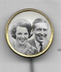 BEATRIX EN CLAUS KONINKLIJK HUIS SPELD, Ophalen of Verzenden, Zo goed als nieuw, Overige onderwerpen, Speldje of Pin