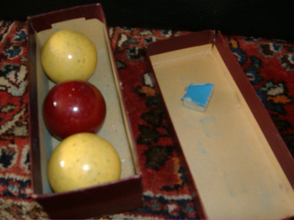 biljard ballen, Ophalen of Verzenden, Gebruikt, Keu of Ballen