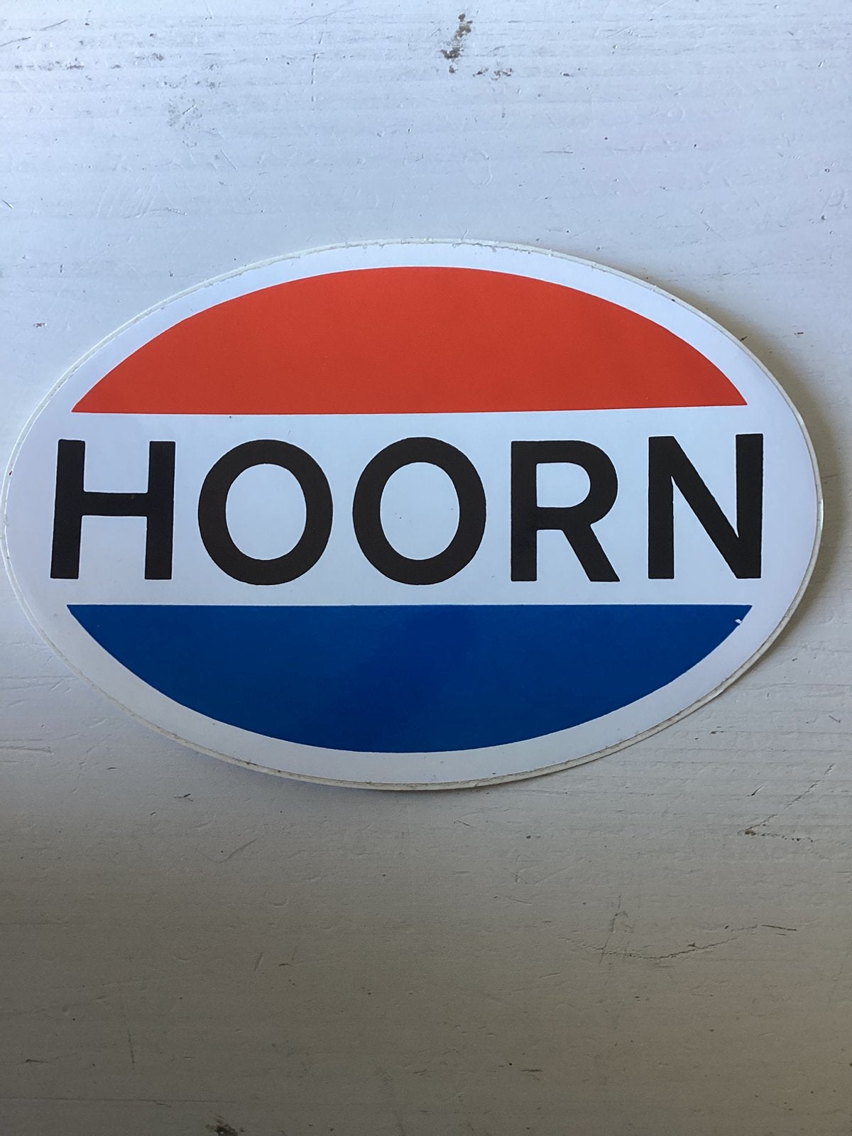 Sticker Hoorn, Verzamelen, Verzenden, Zo goed als nieuw