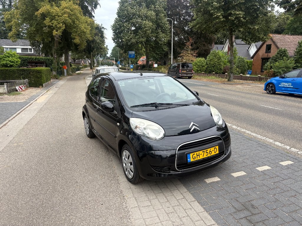 Citroën C1 1.0 5-DRS 2009 Zwart, Voorwielaandrijving, Metallic lak, Stof, Zwart