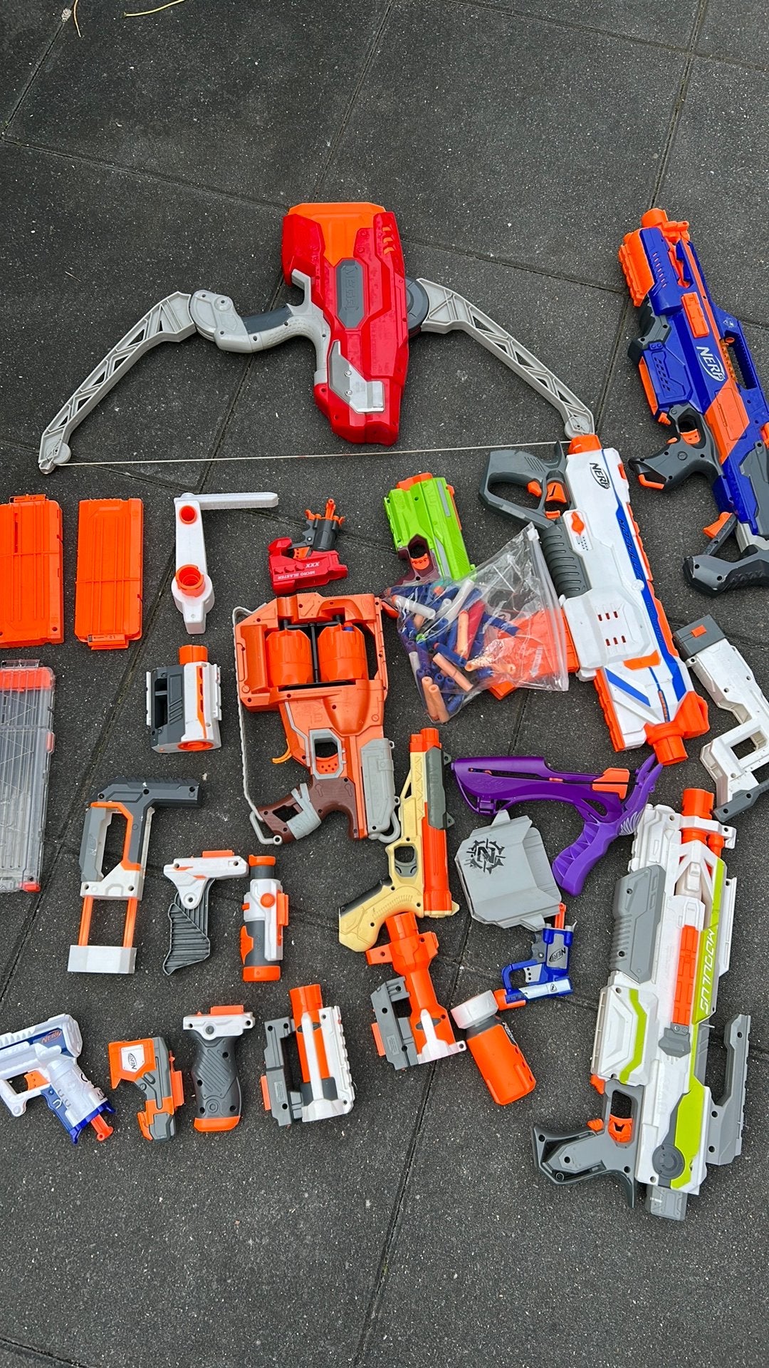 Heel veel nerf geweren, Ophalen, Zo goed als nieuw