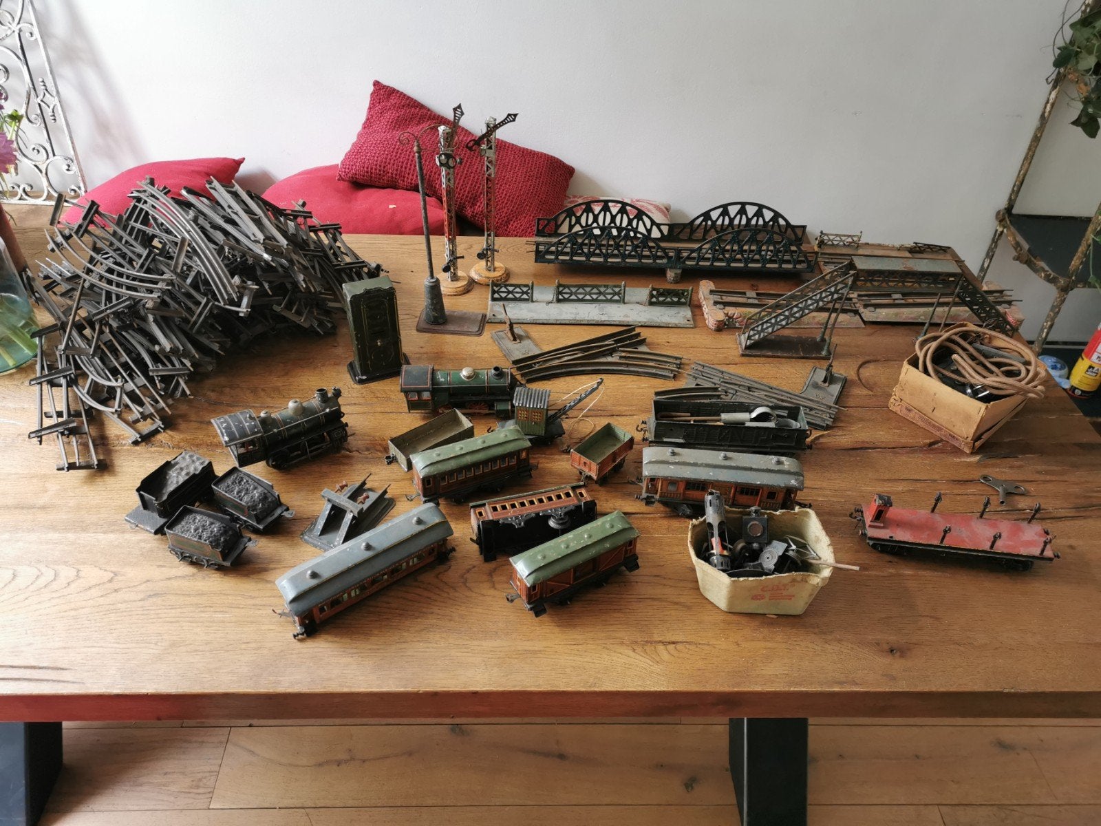 collectie Marklin en Bing treinset, Hobby en Vrije tijd, Ophalen, Gelijkstroom of Wisselstroom, Märklin, Gebruikt