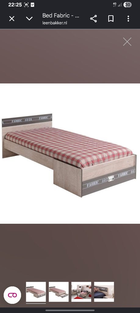 Bed 90/200, Ophalen, Zo goed als nieuw, Overige typen