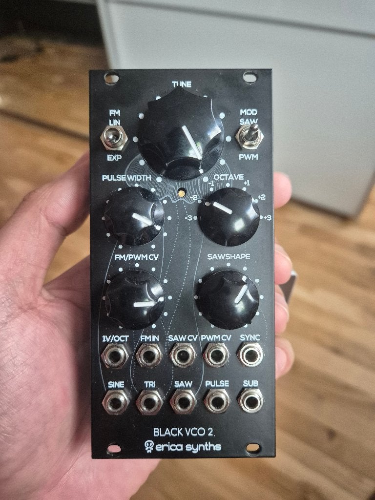 Erica Synths Black VCO2 – Eurorack VCO – originele doos, Ophalen of Verzenden, Zo goed als nieuw, Overige merken