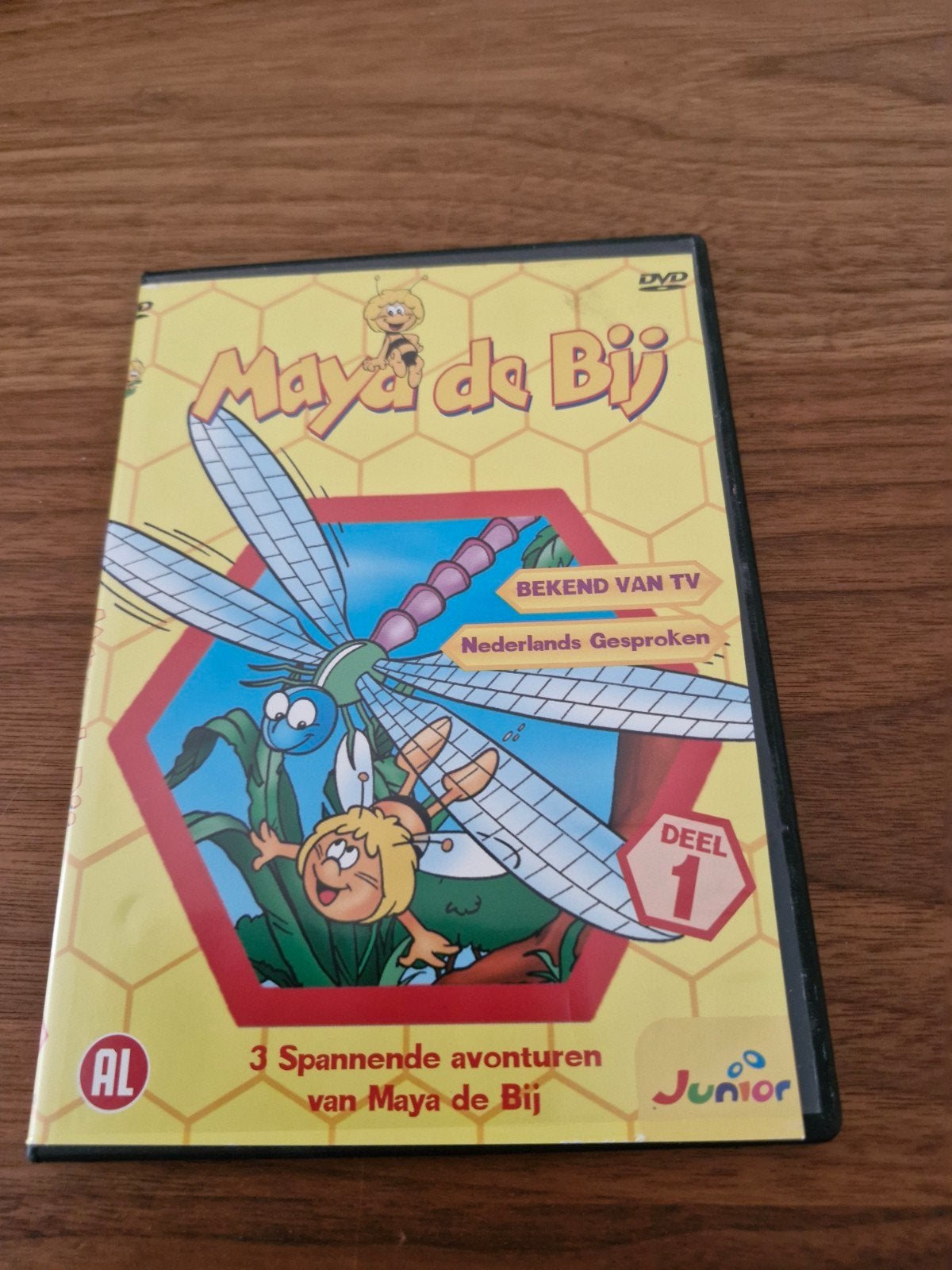 Maya de Bij - Deel 1 DVD - 3 Spannende Avonturen, Gebruikt, Animatie, Alle leeftijden, Film