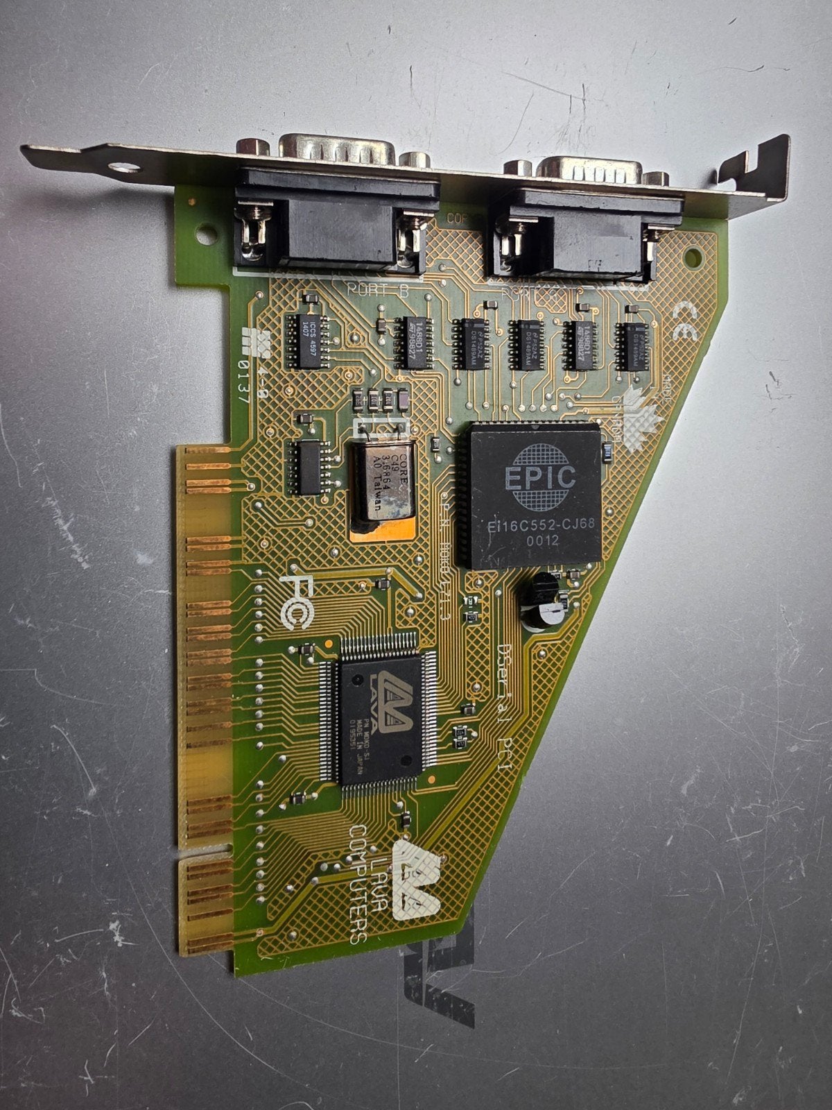 Lava Computer PCI seriële poort kaart (2x DB9), Ophalen of Verzenden, Gebruikt