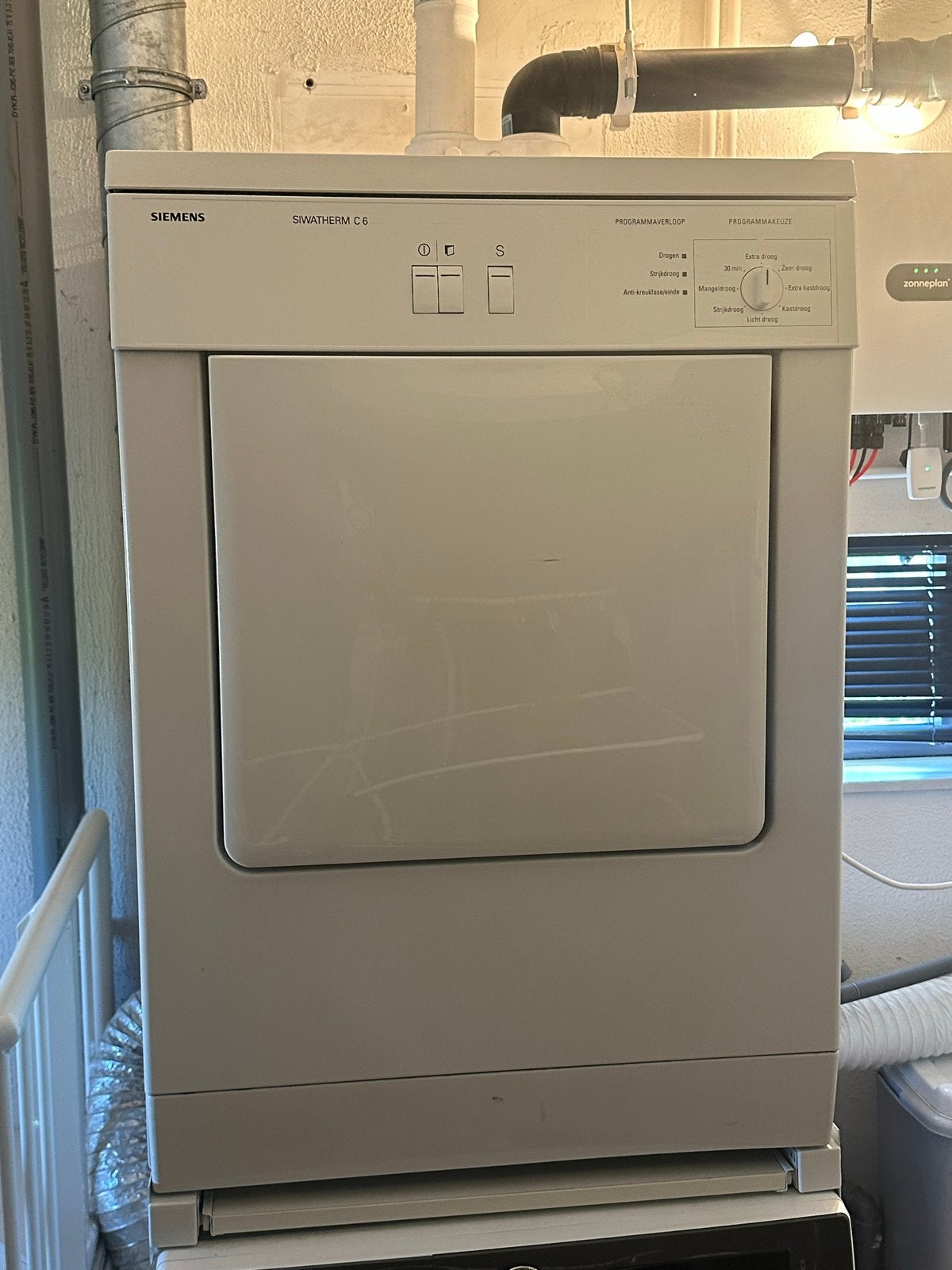 Siemens Siwatherm C6 Wasdroger met luchtafvoer, Ophalen, 6 tot 8 kg, Gebruikt, Luchtafvoer