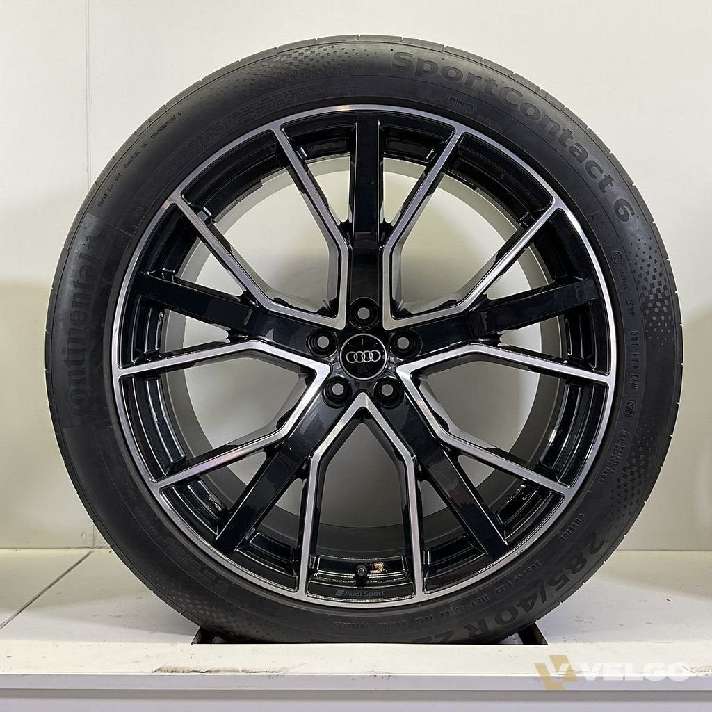 AUDI RSQ8 SQ8 Q8 SET VELGEN + ZOMERBANDEN 22 INCH, Auto-onderdelen, Gebruikt, -, 285 mm, -