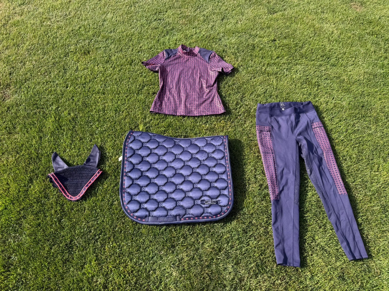 Gehele set van N brands, Dieren en Toebehoren, Paarden en Pony's | Dekens en Dekjes, Full (L), Dressuurdekje, Nieuw, Ophalen of Verzenden