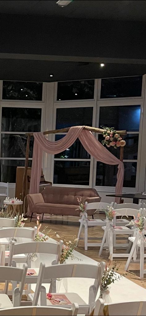 Bruiloft decoratie bloemstuk, Ophalen of Verzenden, Zo goed als nieuw