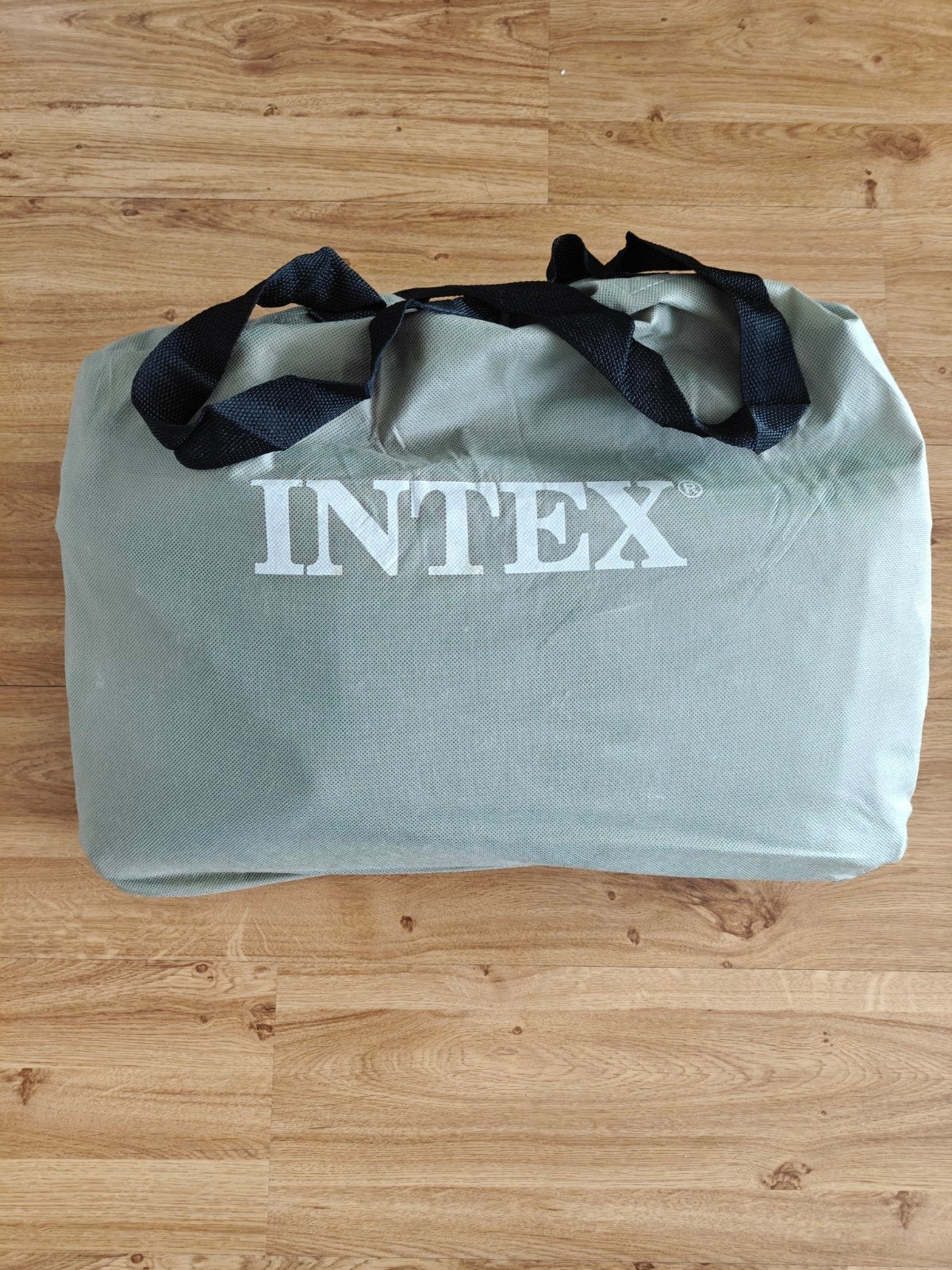 Luchtbed luxe Intex Comfort-Plush High, Ophalen of Verzenden, Ingebouwde pomp, Zo goed als nieuw, 2-persoons