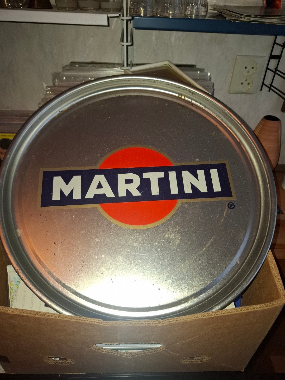 martini dienblad., Ophalen of Verzenden, Zo goed als nieuw, Gebruiksvoorwerp
