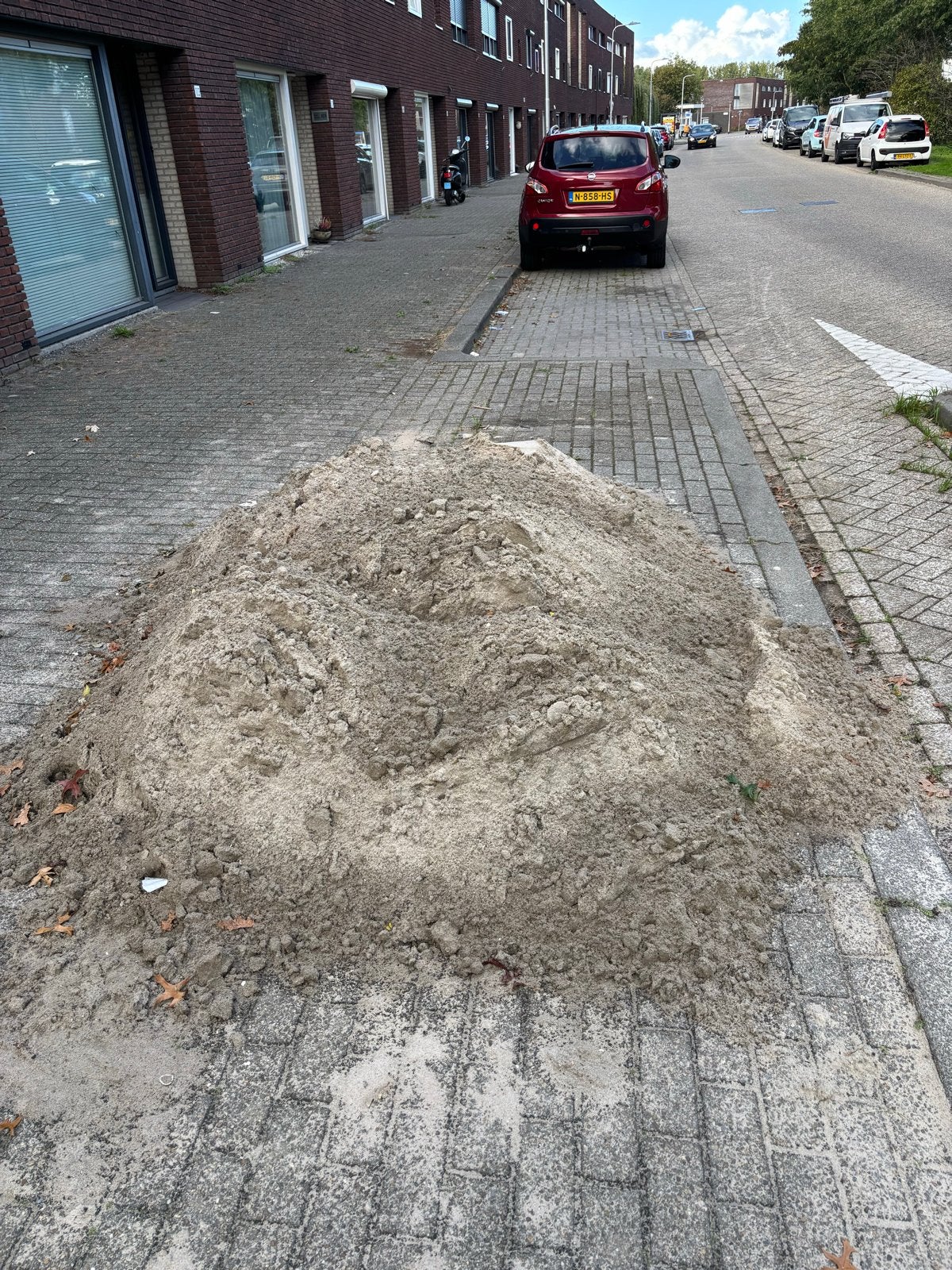 Gratis ophoogzand of straatzand af te halen, Tuin en Terras, Ophalen of Verzenden, Zo goed als nieuw, Straatzand