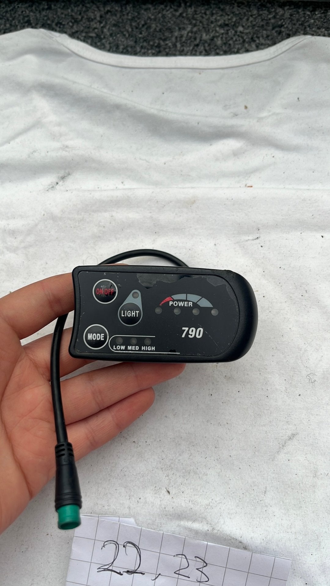 E-bike Display 790 - 36V, Ophalen of Verzenden, Gebruikt