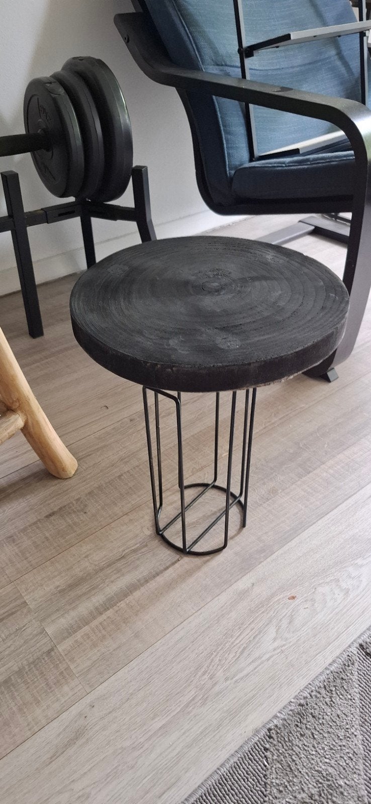 Houten Krukje / Plantenstandaard / Decoratie Tafeltje, Ophalen of Verzenden, Gebruikt, Hout