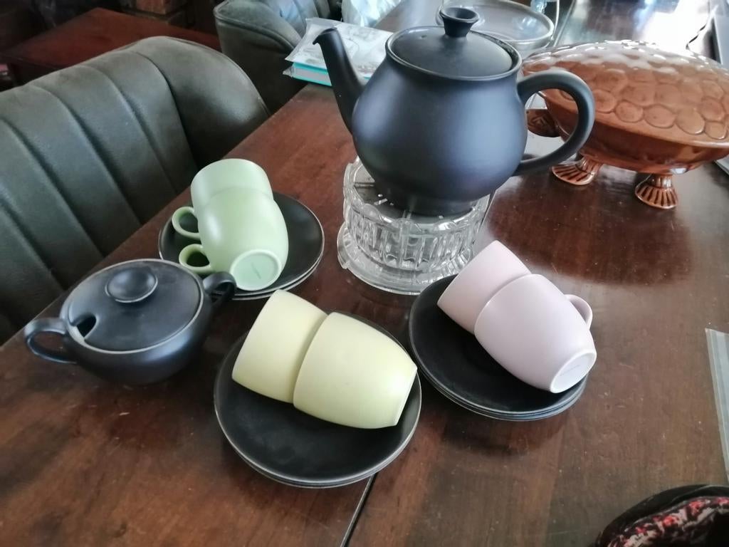 Prachtig Goedewaagen koffieservies Goudboon. 1957, Antiek en Kunst, Ophalen of Verzenden