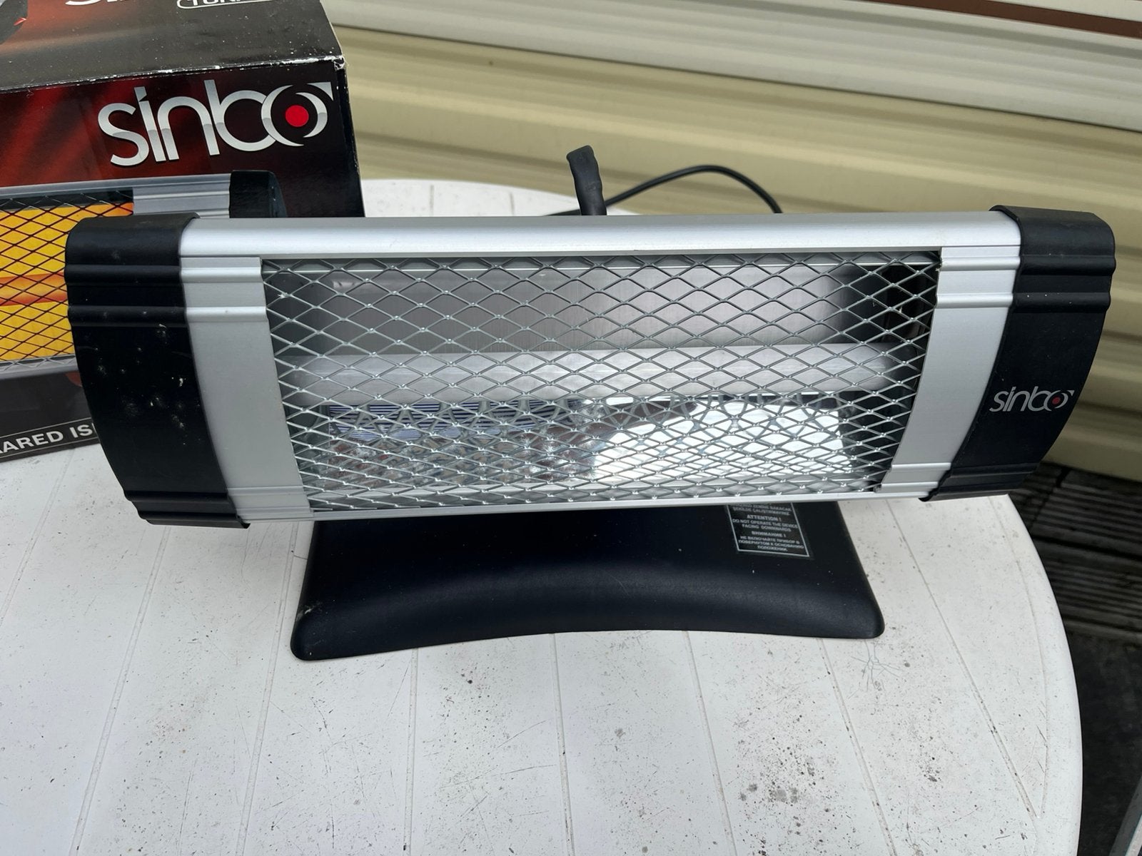 Heater tafelmodel, Ophalen of Verzenden, Gebruikt, Elektrisch, Vloer