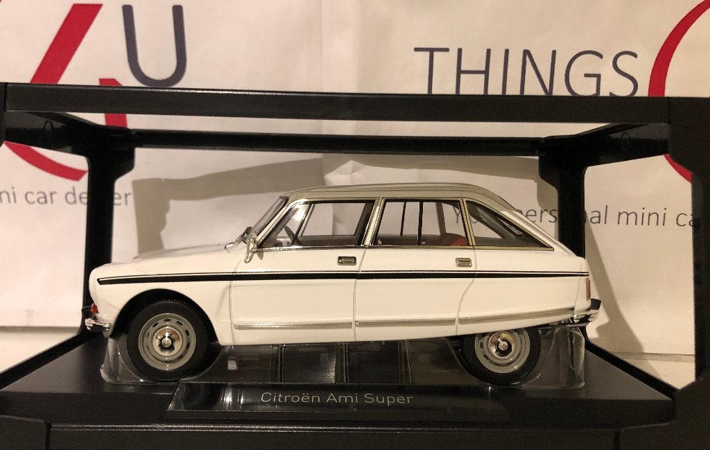 Norev 1:18 Citroen Ami Super 1974 Meije wit nieuw, Ophalen of Verzenden, Nieuw, Auto, Norev