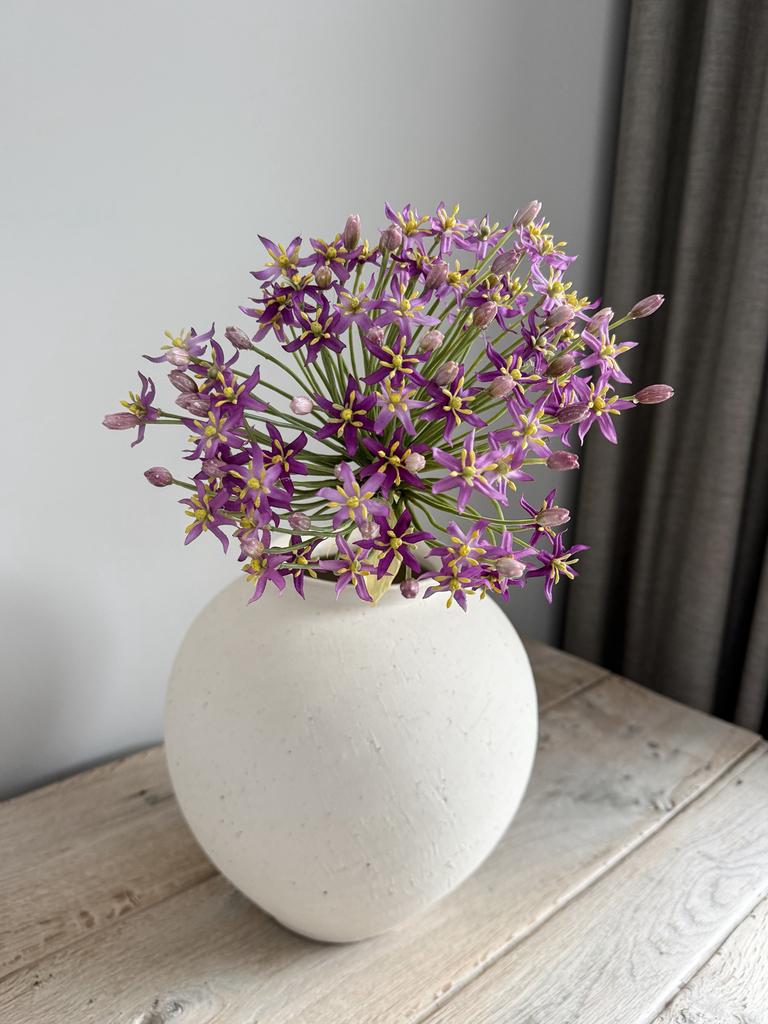 Silk-ka kunstbloem allium lila *HIT*, Ophalen of Verzenden, Zo goed als nieuw