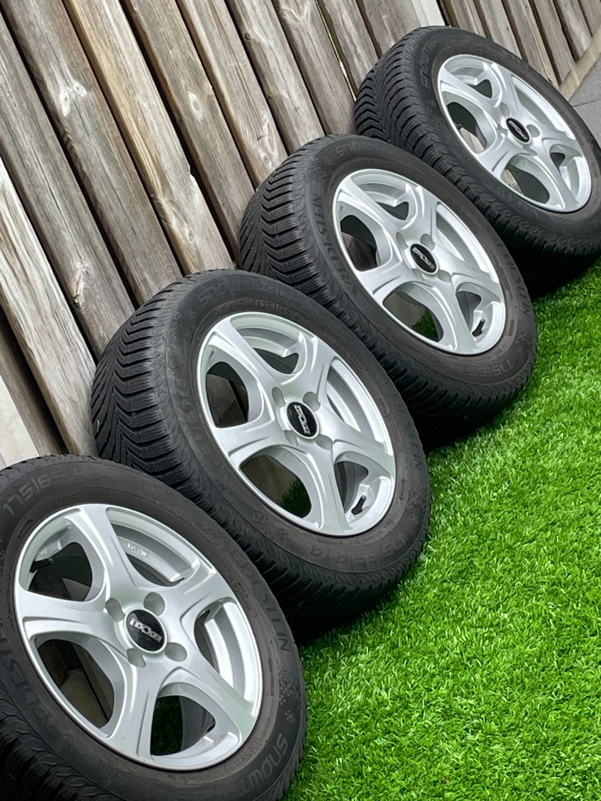 14 Inch 4x100 Velgen+Winterbanden oa:Toyota+Suzuki+Hyundai+C, Auto-onderdelen, Banden en Velgen, Ophalen, 14 inch, Gebruikt, 175 mm
