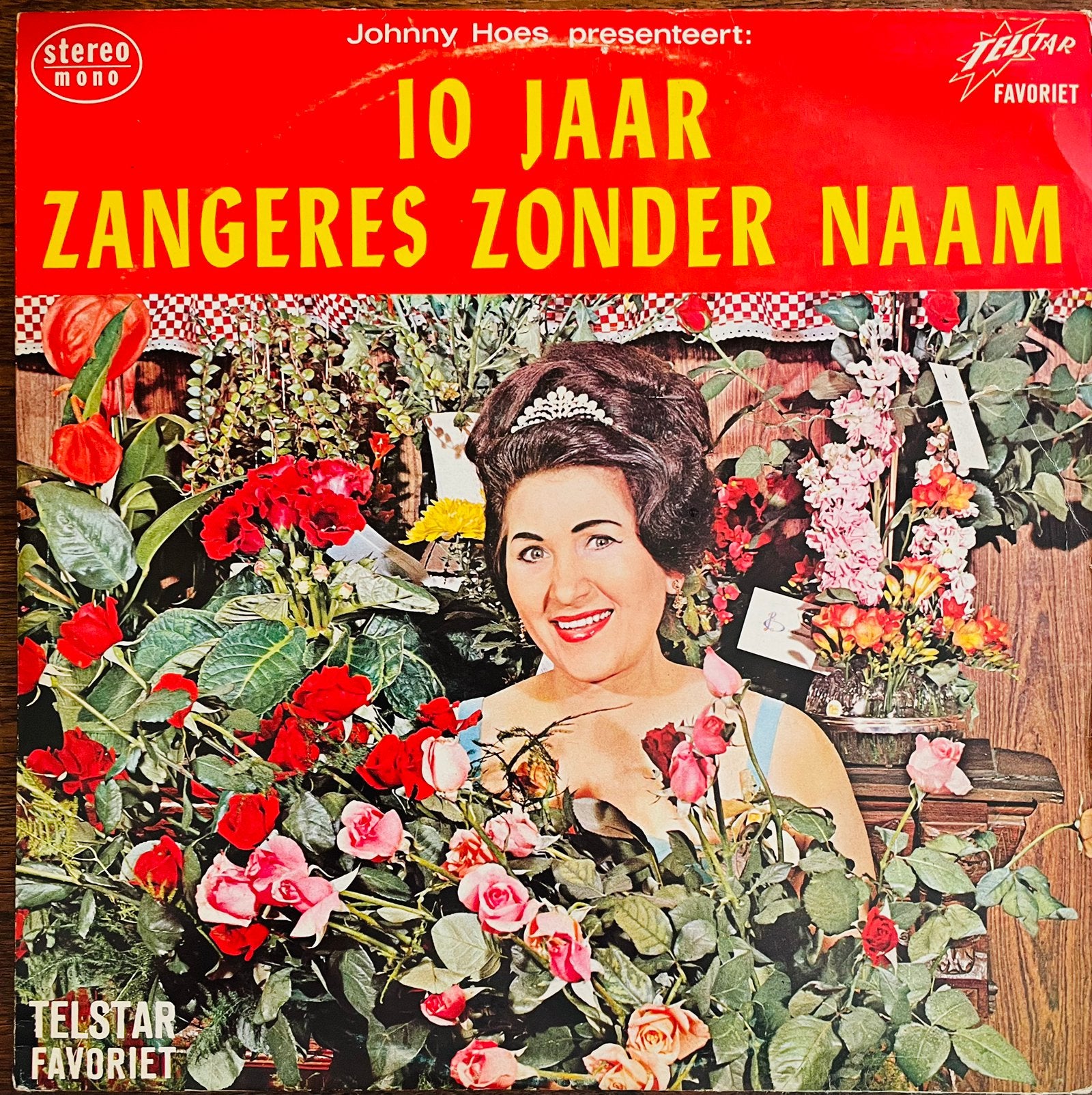 Lp van 10 jaar zangeres zonder naam Telstar favoriet, LP, Gebruikt, Ophalen of Verzenden, Levenslied of Smartlap