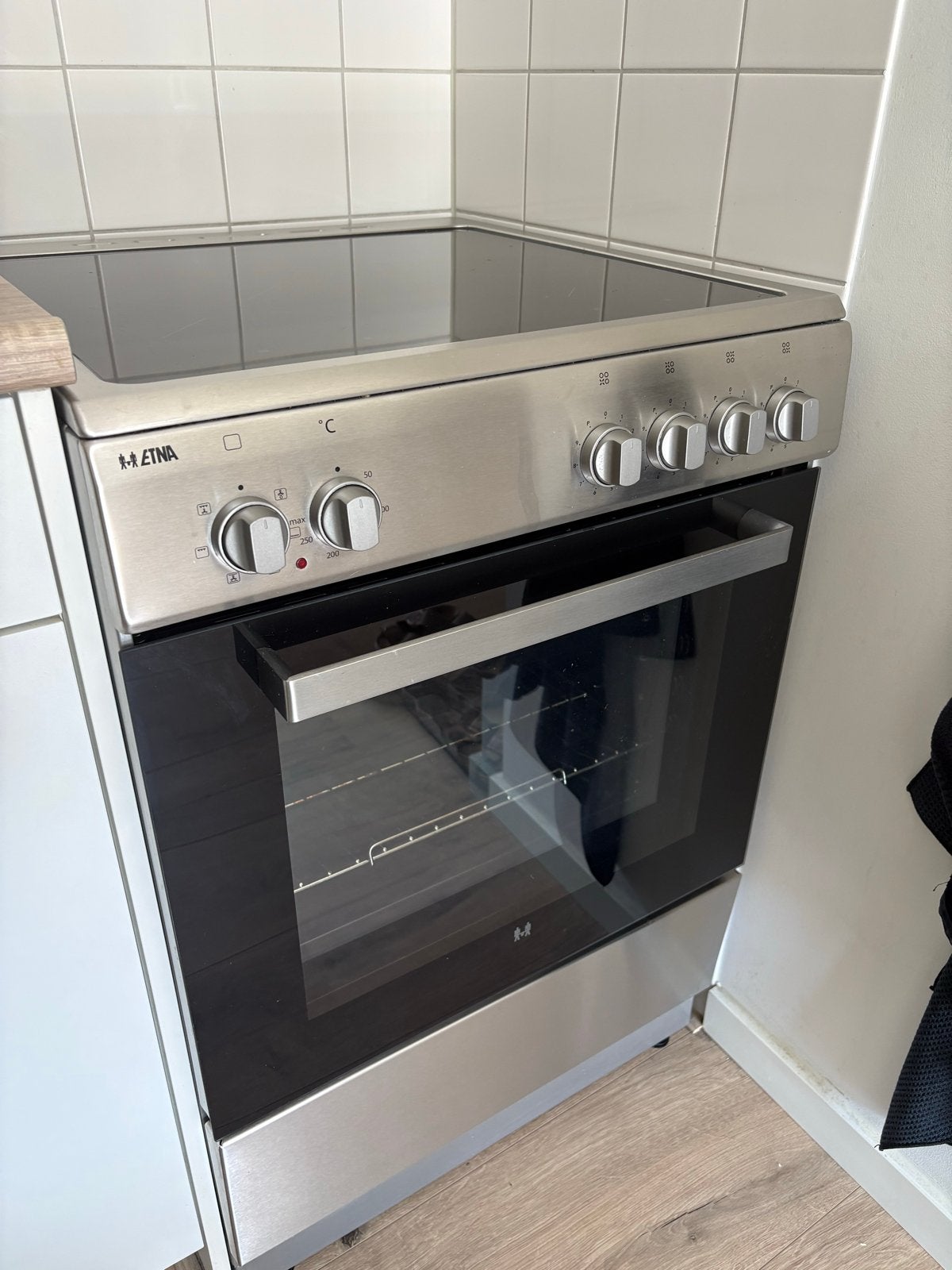 Etna inductie fornuis met oven, Ophalen, Gebruikt, Hete lucht, 60 cm of meer