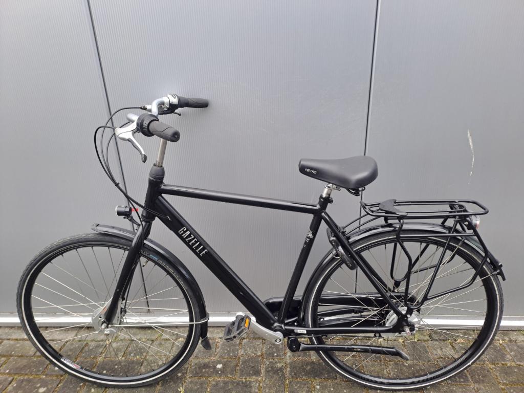 Gazelle(Nl) jongens fiets/54cm, Fietsen en Brommers, Fietsen | Jongens, Sparta, Gebruikt, Versnellingen, Trommelrem
