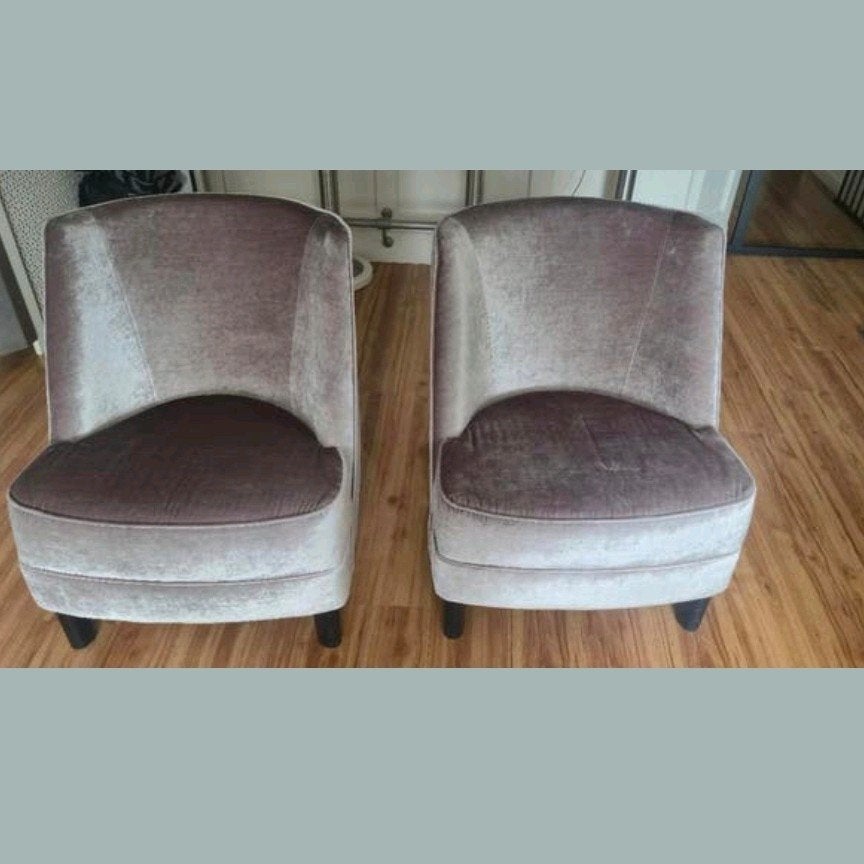 Mooie velvet fauteuils, Ophalen, Zo goed als nieuw, Overige kleuren, Twee