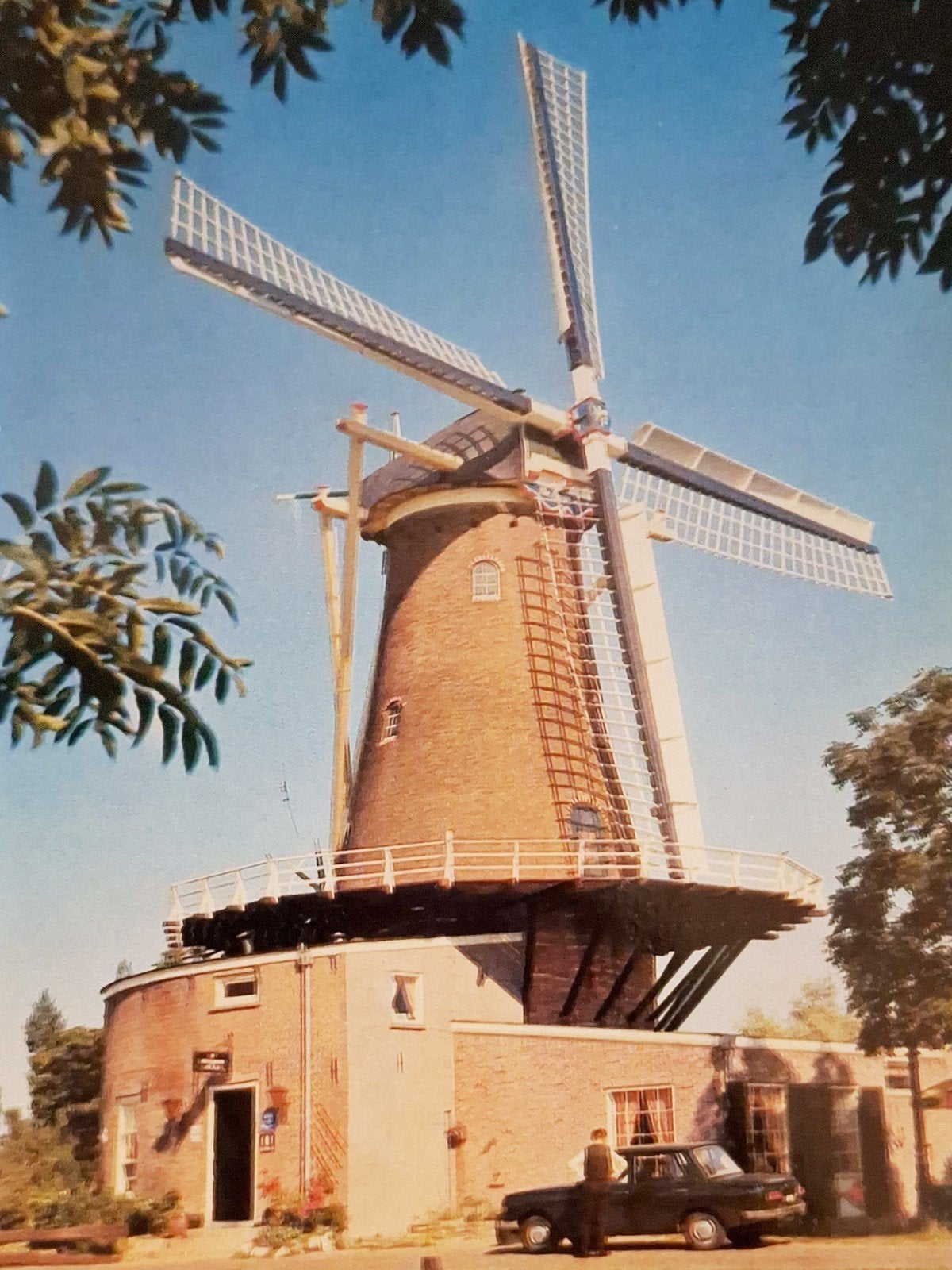 Geervliet - Bernisse Molen - 1974, Ophalen of Verzenden, 1960 tot 1980, Ongelopen, Zuid-Holland