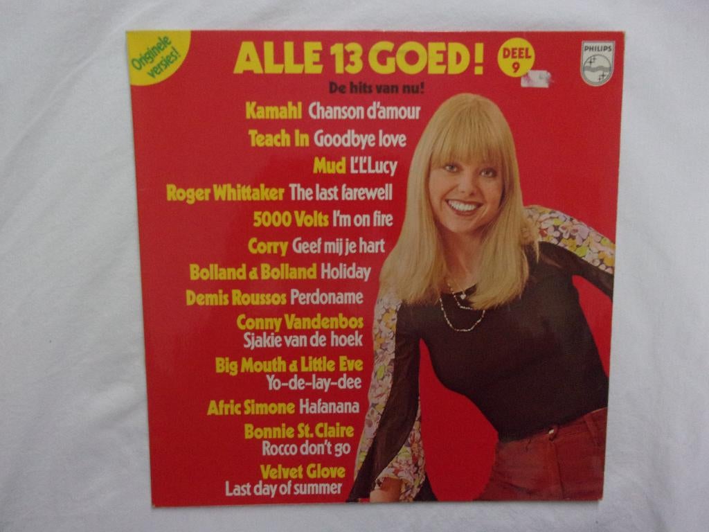 Alle 13 goed deel 9 LP, Cd's en Dvd's, Vinyl | Verzamelalbums, Ophalen of Verzenden, Gebruikt, 12 inch, Nederlandstalig